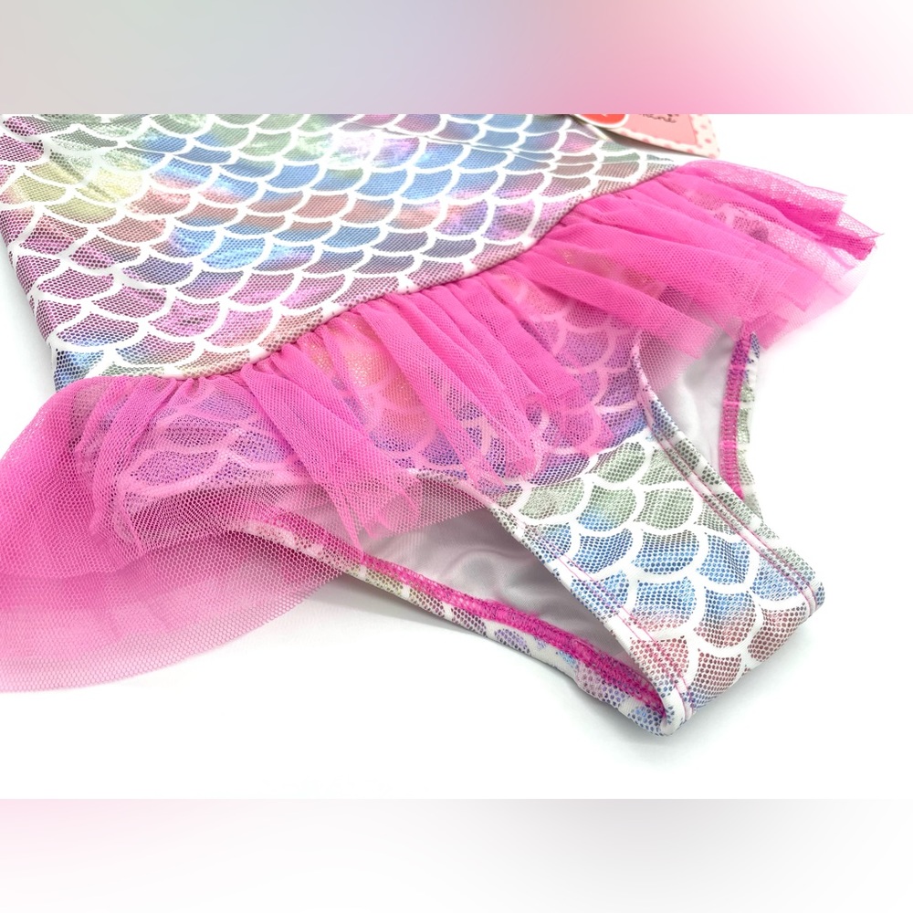 NWT Floatimini Ombré Mermaid One Piece Swimsuit in Pink 4 - Picture 5 of 10